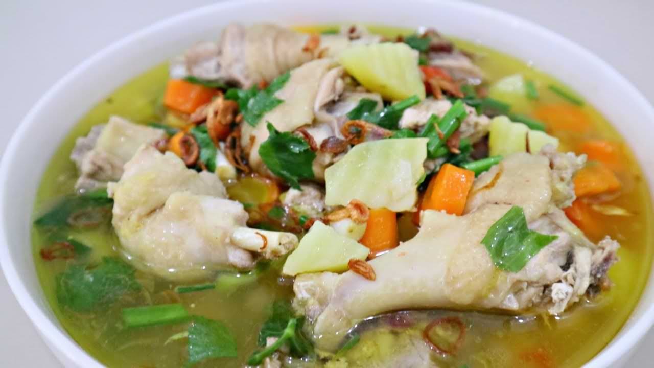 sop ayam enak