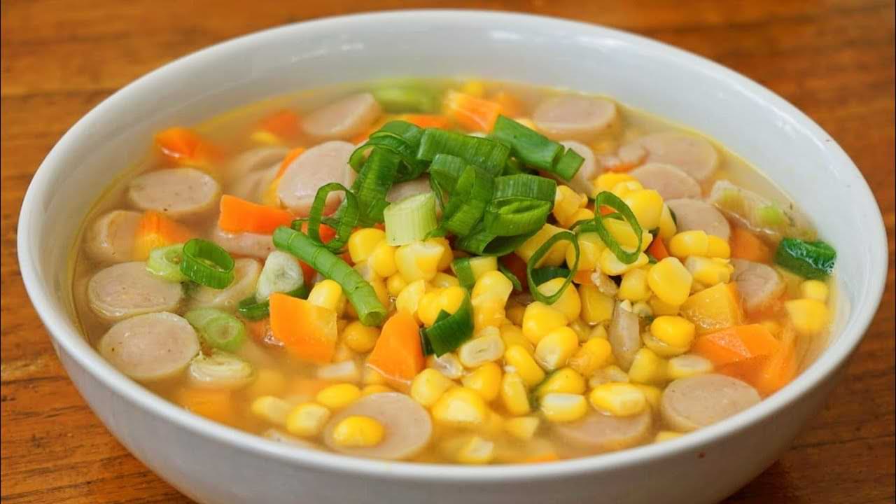 resep sup jagung wortel