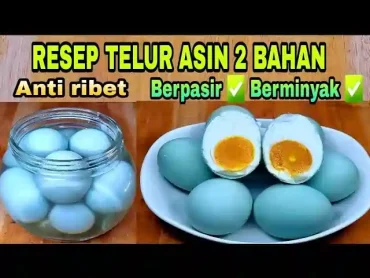 cara membuat telur asin