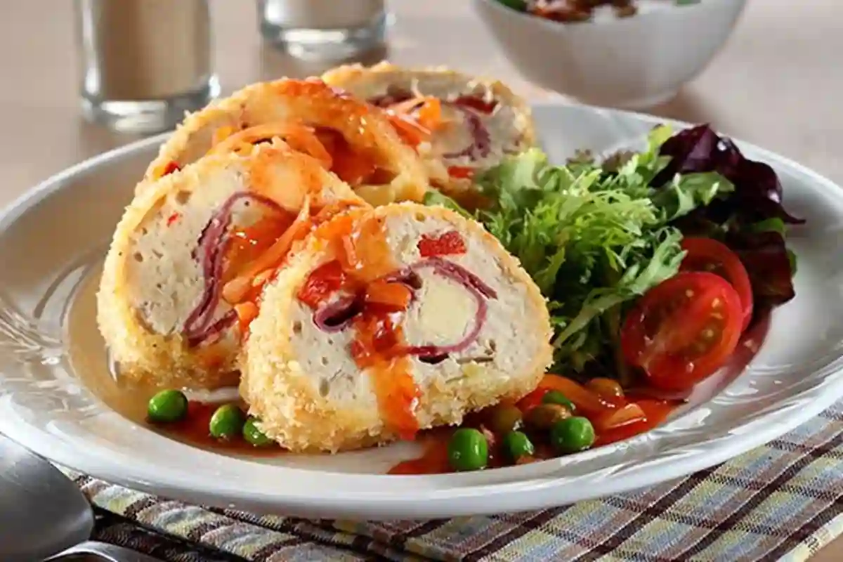 Rolade Ayam Jamur Keju