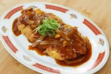 Tahu Telur Crispy Saus Gurih Manis