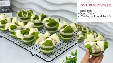 Kue Bolu Kukus yang Lembut dan Mekar